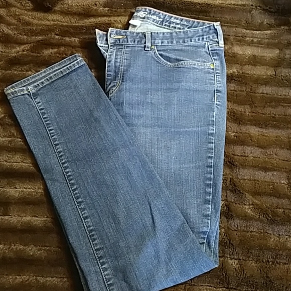 Eddie Bauer Denim - Eddie Bauer Dark Wash Straight Leg Jeans Size S12